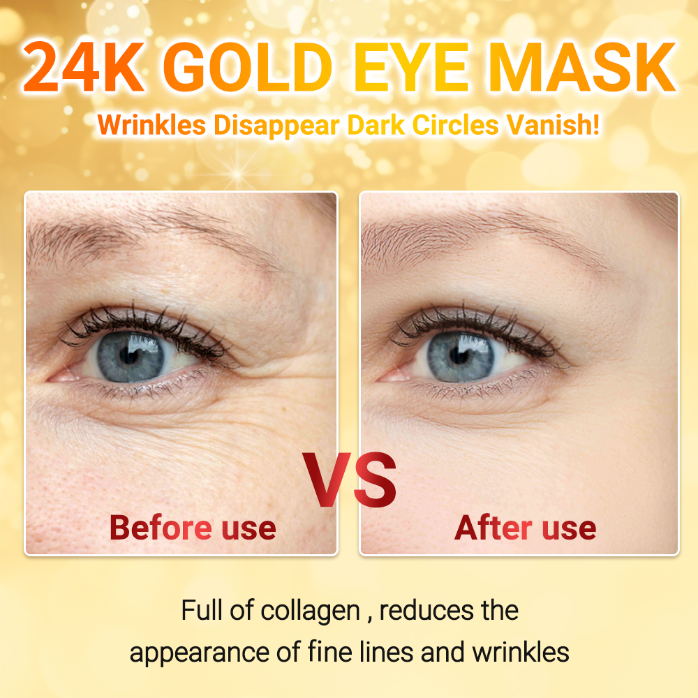 👑 JEREMYTIS™24K GOLD COLLAGEN  EYE MASK  💥 LAST DAY SALE 70% OFF💥