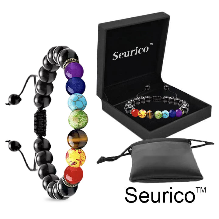 Blood Sugar Balance, fat Burning, Health Double benefits -Seurico™ Natural agate Anion Noble Bracelet（Limited time discount 🔥 last day）