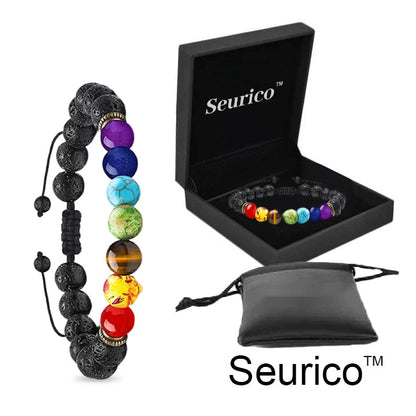 Blood Sugar Balance, fat Burning, Health Double benefits -Seurico™ Natural agate Anion Noble Bracelet（Limited time discount 🔥 last day）